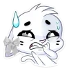😰 Эмодзи «Бисквит Няшечка» для Telegram