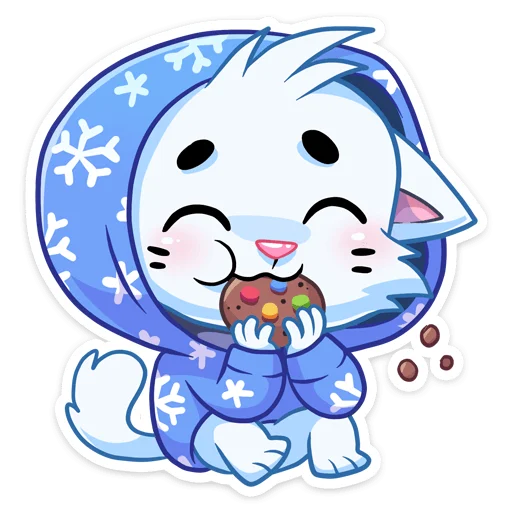 🍪 Стикер «Новогодний Бисквит без текста» для Telegram