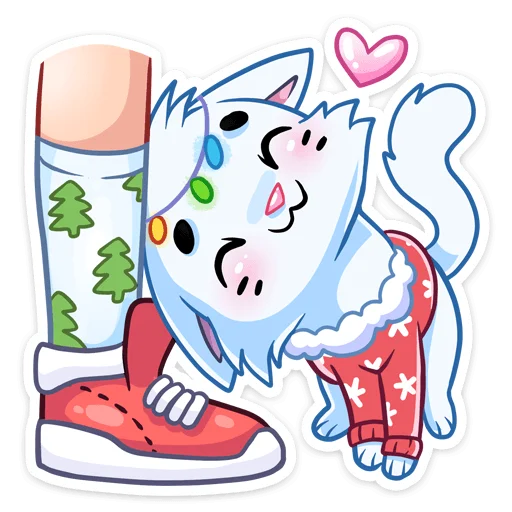 ☺ Стикер «Новогодний Бисквит без текста» для Telegram