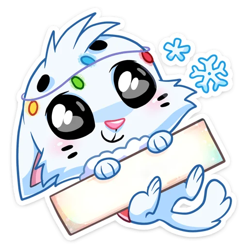 👍 Стикер «Новогодний Бисквит без текста» для Telegram