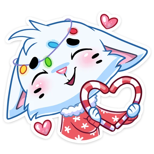 🍭 Стикер «Новогодний Бисквит без текста» для Telegram