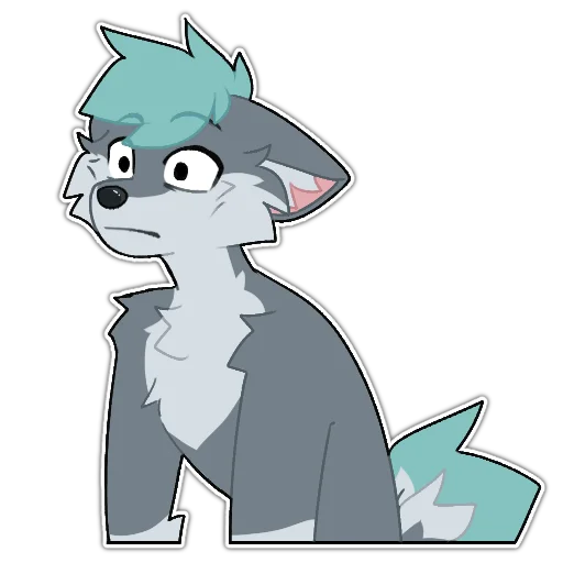 😳 Стикер «Rix (Wolfdog & Dogzilla)» для Telegram