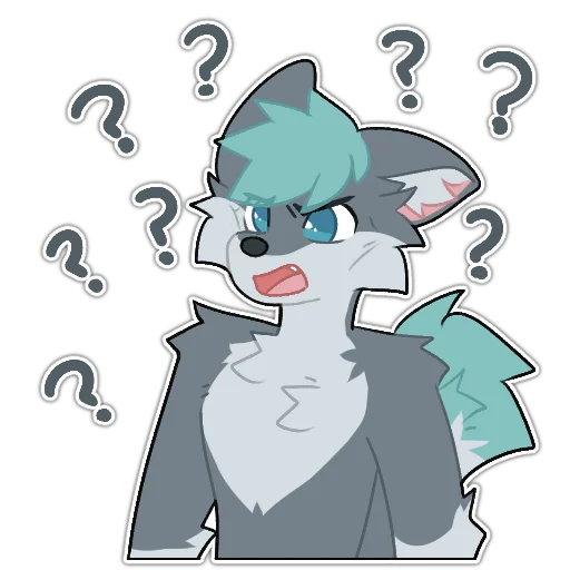 ❓ Стикер «Rix (Wolfdog & Dogzilla)» для Telegram