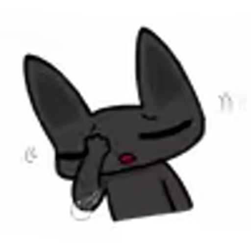 Эмодзи Black cat для Telegram — скачать