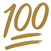 💯 Эмодзи «Black And Gold» для Telegram