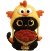 💐 Эмодзи «Чикен киса» для Telegram