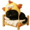 😴 Эмодзи «Чикен киса» для Telegram