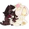Эмодзи Black Forest and Wedding Cake для Telegram — скачать