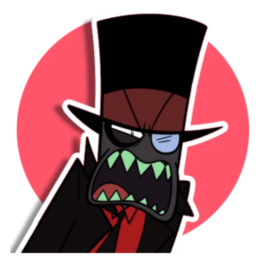 Стикерпак Black H для Telegram — скачать