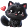 🫶 Эмодзи «Пушистые тьмы» для Telegram