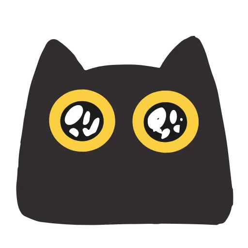🥺 Эмодзи «Black Kitty» для Telegram