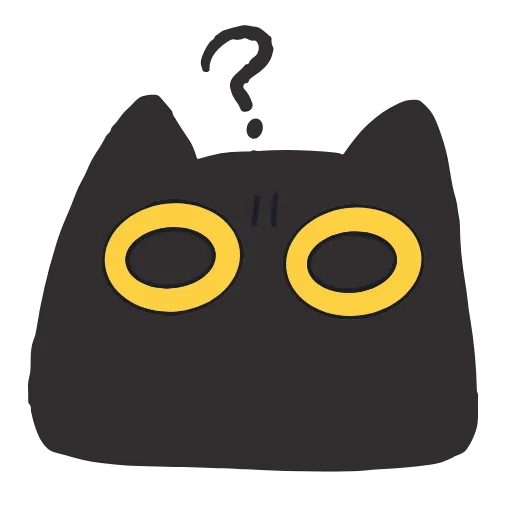 ❓ Эмодзи «Black Kitty» для Telegram