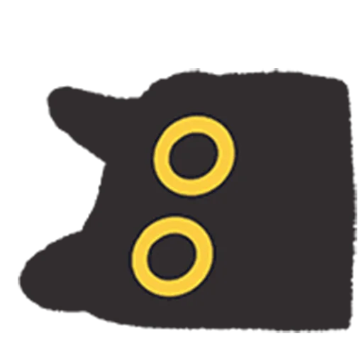 😳 Стикер «black kitty sticker pack» для Telegram