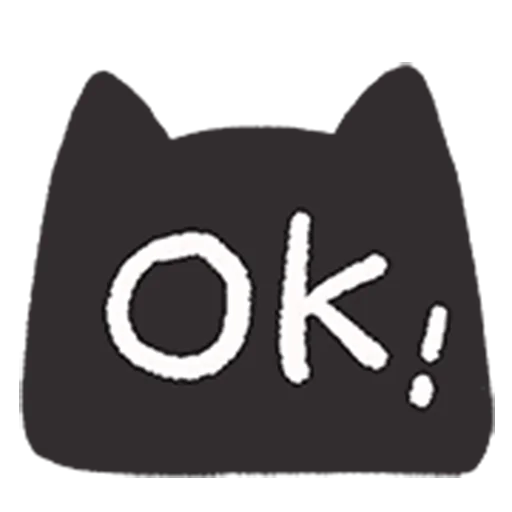 👌 Стикер «black kitty sticker pack» для Telegram