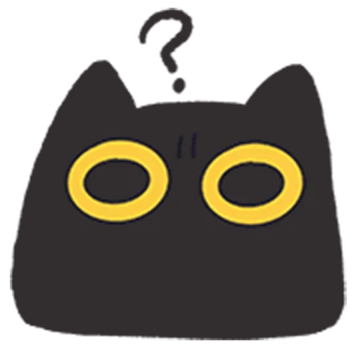 ❓ Стикер «black kitty sticker pack» для Telegram