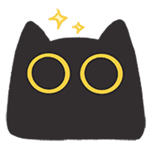 🤩 Стикер «black kitty sticker pack» для Telegram