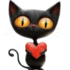 ❤️ Эмодзи «Черный Смич» для Telegram
