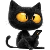 😵‍💫 Эмодзи «Черный Смич» для Telegram