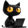 💻 Эмодзи «Черный Смич» для Telegram