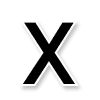 😉 Эмодзи «Черные буквы с контуром и наоборот» для Telegram