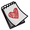 📄 Эмодзи «Black White Red» для Telegram