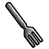 🍴 Эмодзи «Black White Red» для Telegram