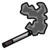 🚬 Эмодзи «Black White Red» для Telegram