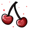 🍒 Эмодзи «Black White Red» для Telegram