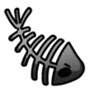 🐟 Эмодзи «Black White Red» для Telegram