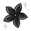 🌸 Эмодзи «Black White Red» для Telegram