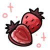🍓 Эмодзи «Black White Red» для Telegram