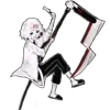🌟 Эмодзи «Black & White & Red ➜» для Telegram