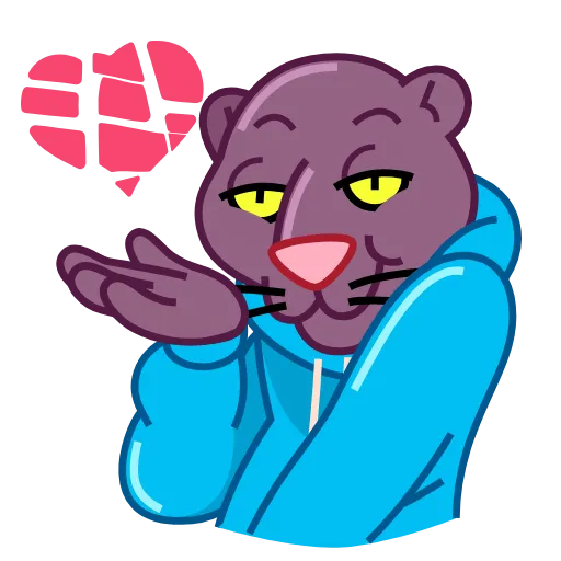 😘 Стикер «Black Panther» для Telegram