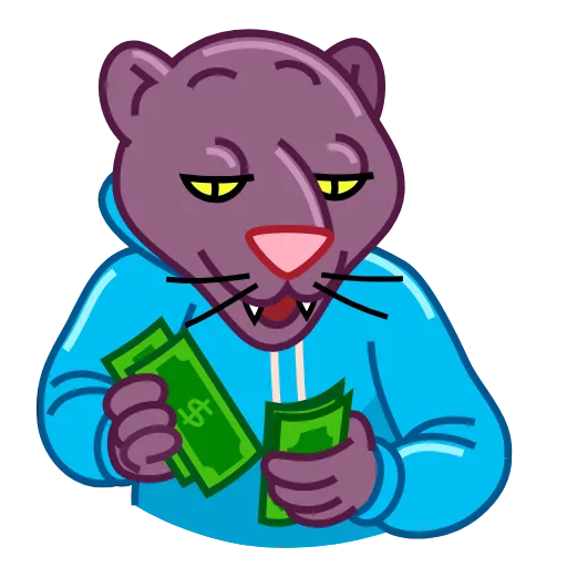 🤑 Стикер «Black Panther» для Telegram