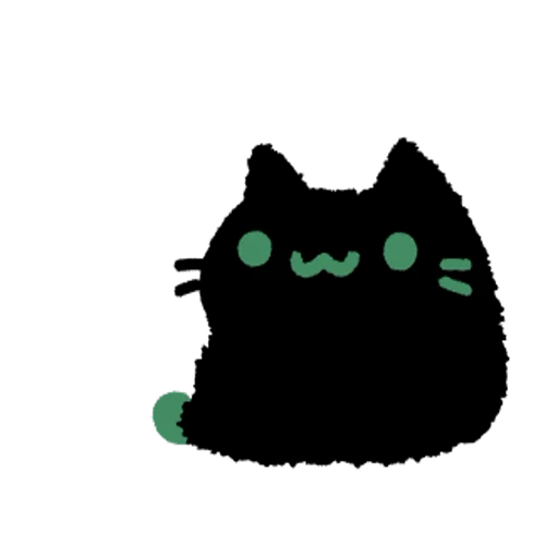 Стикерпак Black Cat для Telegram — скачать