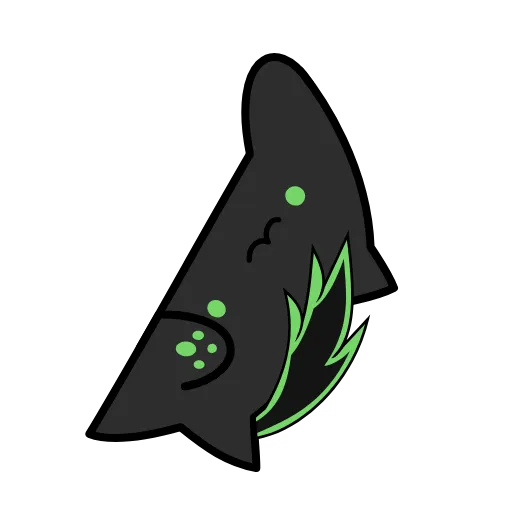 😟 Стикер «Black C» для Telegram