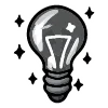 💡 Эмодзи «Black Doodle» для Telegram