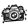 📸 Эмодзи «Black Doodle» для Telegram