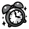 ⏰ Эмодзи «Black Doodle» для Telegram