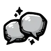 💬 Эмодзи «Black Doodle» для Telegram