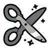 ✂️ Эмодзи «Black Doodle» для Telegram