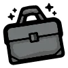 💼 Эмодзи «Black Doodle» для Telegram