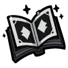 📖 Эмодзи «Black Doodle» для Telegram