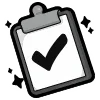 📝 Эмодзи «Black Doodle» для Telegram