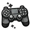 🎮 Эмодзи «Black Doodle» для Telegram