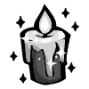 🕯 Эмодзи «Black Doodle» для Telegram