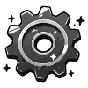 ⚙️ Эмодзи «Black Doodle» для Telegram
