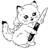 🔪 Эмодзи «🧸 Black - черный эстетик» для Telegram