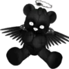 Эмодзи 🧸 Black - черный эстетик для Telegram — скачать