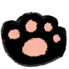 🐾 Эмодзи «🧸 Black - черный эстетик» для Telegram